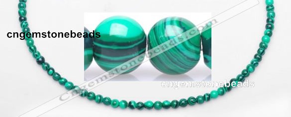 CMA19 15.5 inches 5mm round imitate malachite beads Wholesale