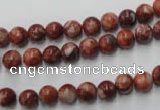 CMA201 15.5 inches 6mm round red malachite beads wholesale