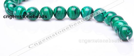 CMA21 15.5 inches 14mm round imitate malachite beads wholesale