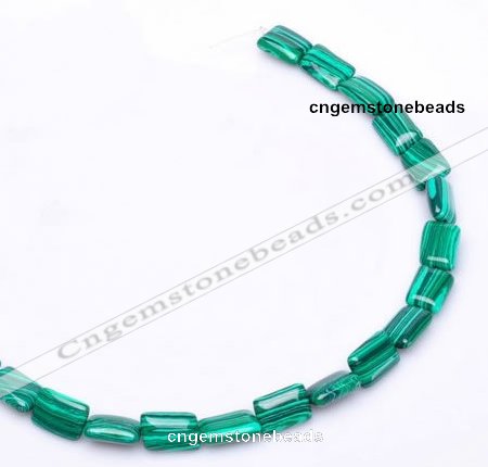 CMA22 10*14mm rectangle imitate malachite beads Wholesale