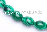 CMA27 15.5 inches 8*10mm rice imitate malachite beads Wholesale