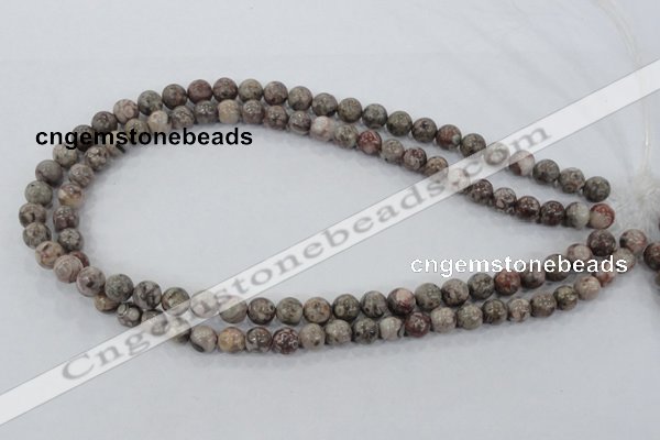 CMB03 15.5 inches 8mm round natural medical stone beads wholesale