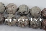 CMB07 15.5 inches 16mm round natural medical stone beads wholesale
