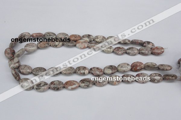 CMB16 15.5 inches 12*16mm oval natural medical stone beads