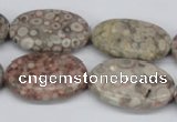 CMB17 15.5 inches 20*30mm oval natural medical stone beads