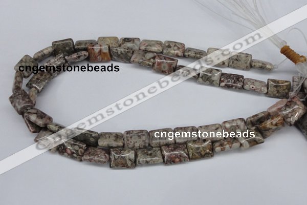 CMB26 15.5 inches 12*16mm rectangle natural medical stone beads