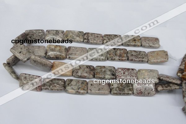 CMB27 15.5 inches 18*25mm rectangle natural medical stone beads