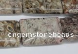 CMB28 15.5 inches 20*30mm rectangle natural medical stone beads