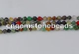 CME107 15.5 inches 8mm faceted nuggets mixed gemstone beads