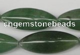 CME12 15.5 inches 15*40mm marquise green aventurine beads