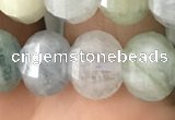 CME203 15.5 inches 7*9mm - 8*10mm pumpkin aquamarine beads