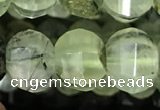 CME206 15.5 inches 7*9mm - 8*10mm pumpkin prehnite beads