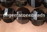 CME212 15.5 inches 7*9mm - 8*10mm pumpkin smoky quartz beads