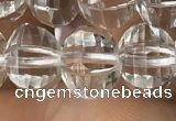 CME230 15.5 inches 10*11mm - 10*12mm pumpkin white crystal beads