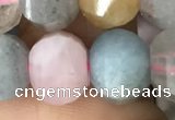 CME235 15.5 inches 10*11mm - 10*12mm pumpkin morganite beads