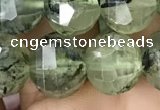 CME236 15.5 inches 10*11mm - 10*12mm pumpkin prehnite beads