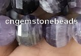 CME239 15.5 inches 10*11mm - 10*12mm pumpkin dogtooth amethyst beads