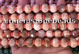 CME303 15.5 inches 8*11mm - 9*12mm pumpkin moonstone beads