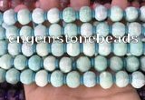 CME305 15.5 inches 8*11mm - 9*12mm pumpkin amazonite beads