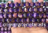 CME307 15.5 inches 8*11mm - 9*12mm pumpkin tiger eye beads