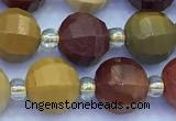 CME349 15 inches 8mm pumpkin mookaite beads