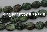 CME35 15.5 inches 8*10mm oval emerald gemstone beads