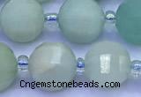 CME360 15 inches 10mm pumpkin amazonite beads