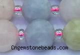 CME363 15 inches 10mm pumpkin morganite beads