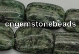 CME40 15.5 inches 20*30mm rectangle emerald gemstone beads