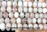 CME400 15 inches 8*12mm pumpkin rose quartz beads wholesale