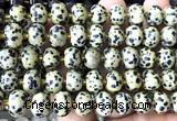 CME409 15 inches 8*12mm pumpkin dalmatian jasper beads wholesale