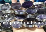 CME501 12 inches 18*28mm - 20*30mm oval amethyst beads