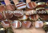 CME519 12 inches 18*28mm - 20*30mm oval banded agate beads