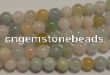 CMG11 15.5 inches 6mm round A grade natural morganite beads