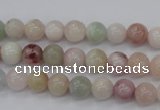 CMG111 15.5 inches 6mm round natural morganite beads wholesale