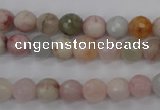 CMG122 15.5 inches 8mm faceted round natural morganite beads