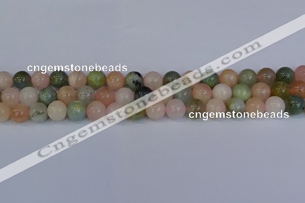 CMG163 15.5 inches 10mm round morganite gemstone beads wholesale