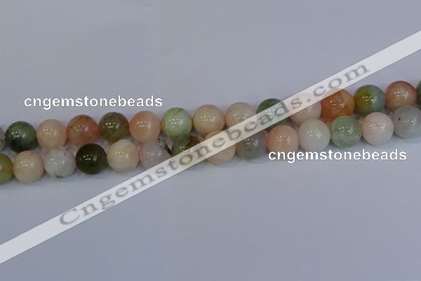 CMG165 15.5 inches 14mm round morganite gemstone beads wholesale