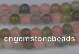 CMG171 15.5 inches 6mm round morganite gemstone beads wholesale