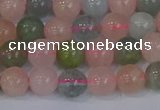 CMG172 15.5 inches 8mm round morganite gemstone beads wholesale