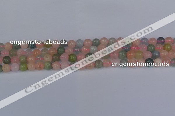 CMG172 15.5 inches 8mm round morganite gemstone beads wholesale