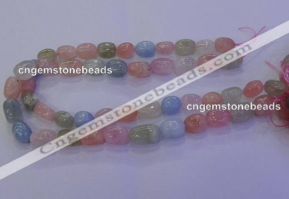 CMG228 15.5 inches 12*16mm - 13*18mm nuggets morganite beads