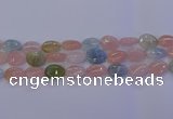 CMG232 15.5 inches 10*14mm flat teardrop morganite beads wholesale