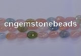 CMG233 15.5 inches 12*16mm flat teardrop morganite beads wholesale