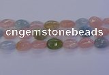 CMG234 15.5 inches 13*18mm flat teardrop morganite beads wholesale