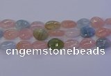 CMG235 15.5 inches 15*20mm flat teardrop morganite beads wholesale