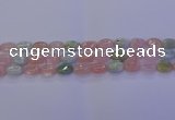 CMG237 15.5 inches 8*12mm oval morganite beads wholesale