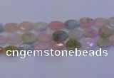 CMG274 15.5 inches 13*18mm faceted flat teardrop morganite beads