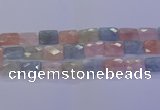 CMG280 15.5 inches 13*18mm faceted rectangle morganite beads