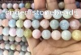 CMG333 15.5 inches 12mm round morganite beads wholesale